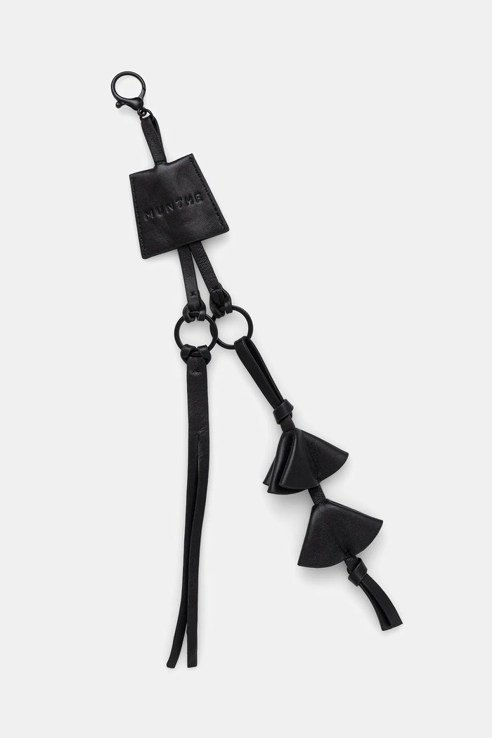 MUNTHE breloc de piele LUMUT negru 253195325355