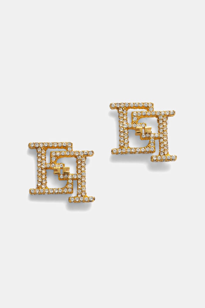 Elisabetta Franchi orecchini altro oro OR02A56E2