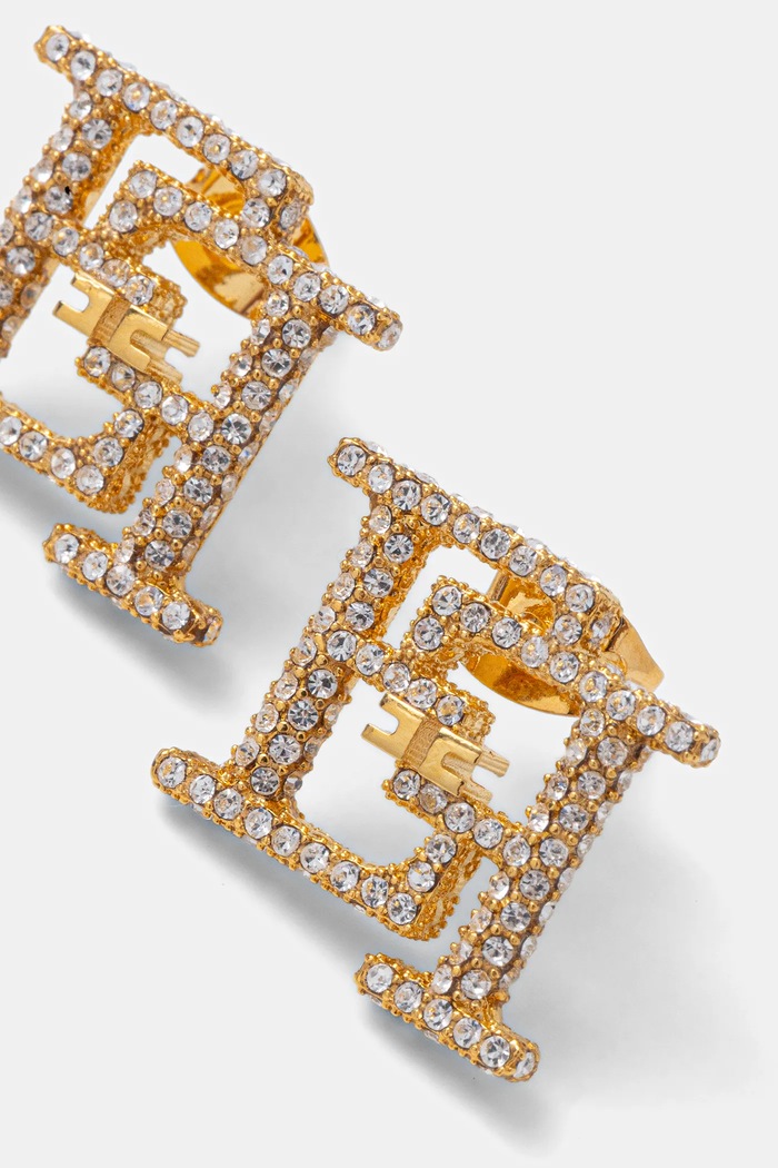 Accessori Elisabetta Franchi orecchini OR02A56E2 oro