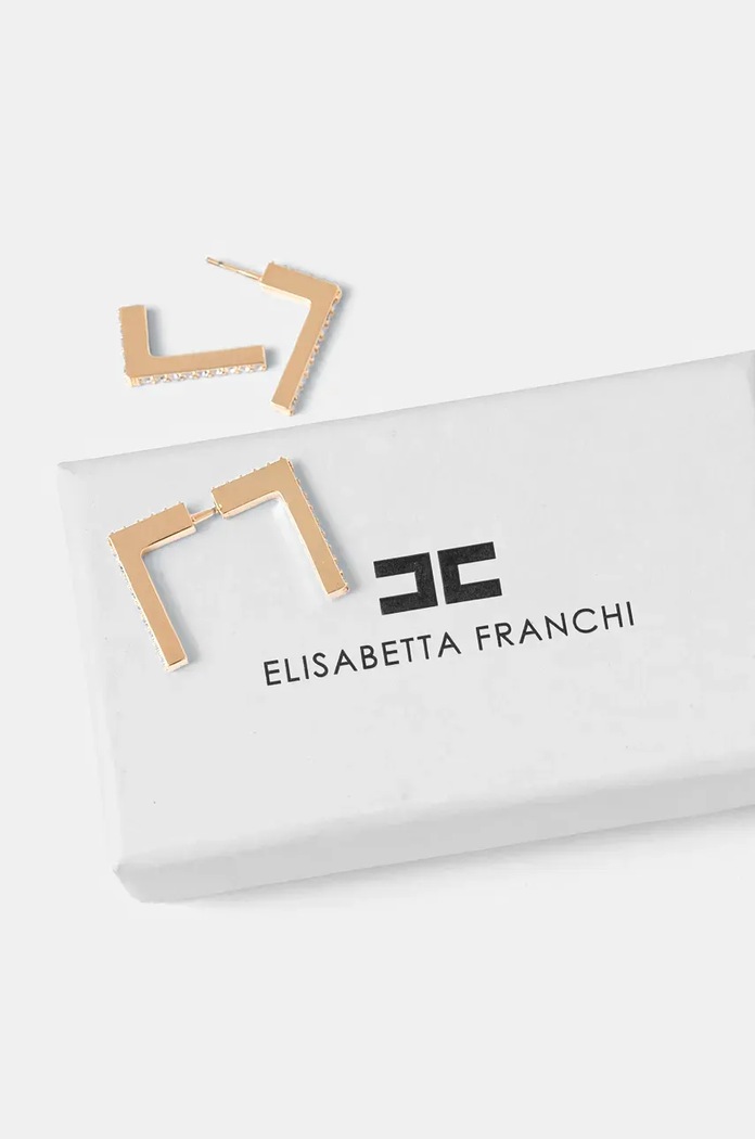 Akcesoria Elisabetta Franchi kolczyki OR11K56E2 złoty
