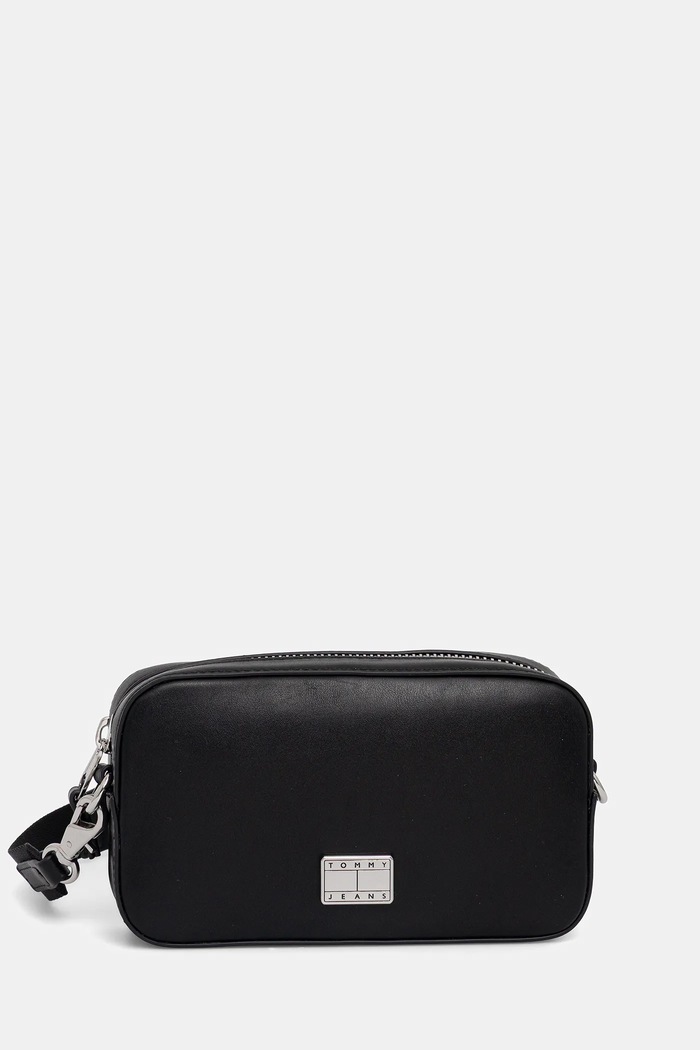 Tommy Jeans poșetă uni negru AW0AW17570