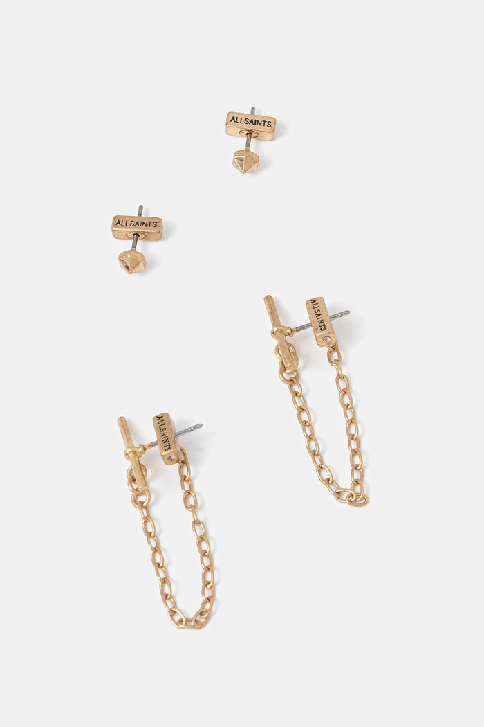 AllSaints cercei 2-pack 2-pack aur 37361293BRS711