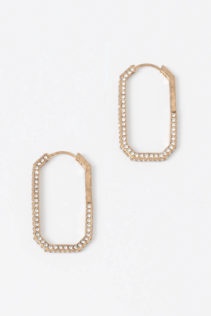 AllSaints cercei zirconiu cubic aur 37527086BRS711