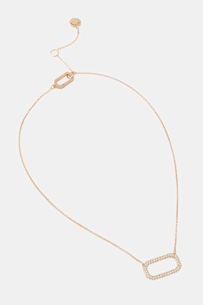 Ogrlica AllSaints cirkonij zlatna 37527135BRS711