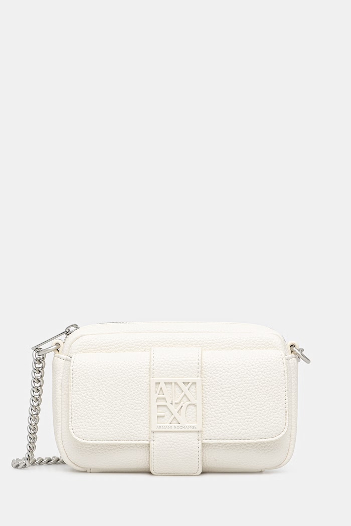 Armani Exchange Сумочка для женщин из искусственной кожи аппликация бежевый XW000324.AF11902.