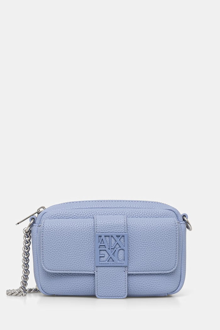 Armani Exchange kabelka dámska z imitácie kože nášivka modrá XW000324.AF11902.
