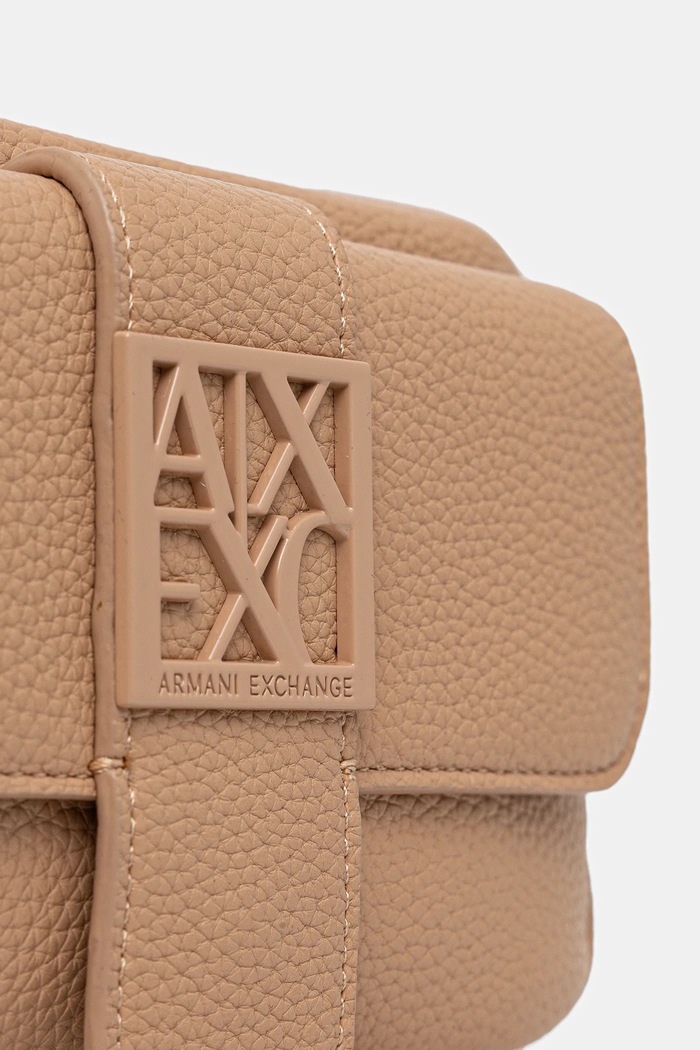 Armani Exchange kabelka dámska z imitácie kože béžová XW000324.AF11902.