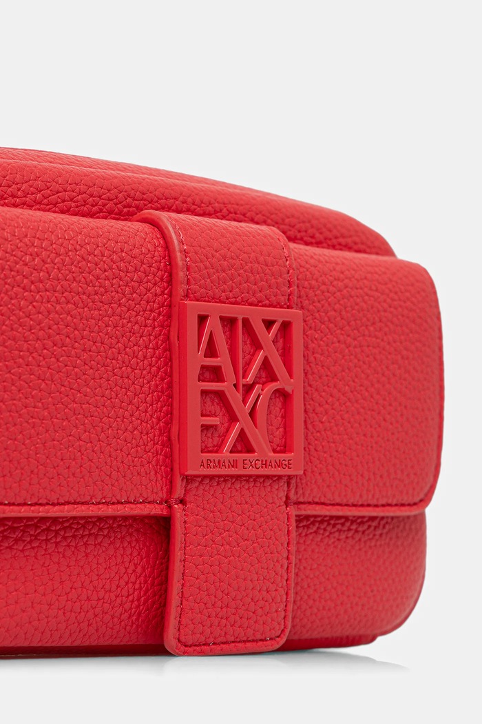 Armani Exchange kabelka dámska z imitácie kože červená XW000324.AF11902.