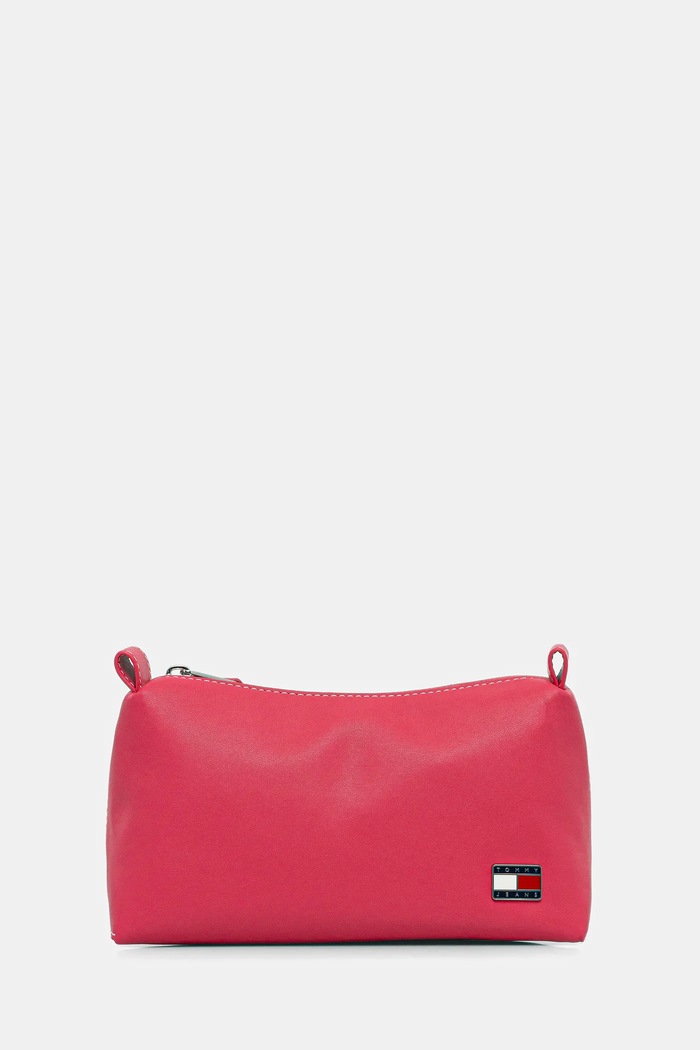 Tommy Jeans kozmetikai táska aplikációval rózsaszín AW0AW17878