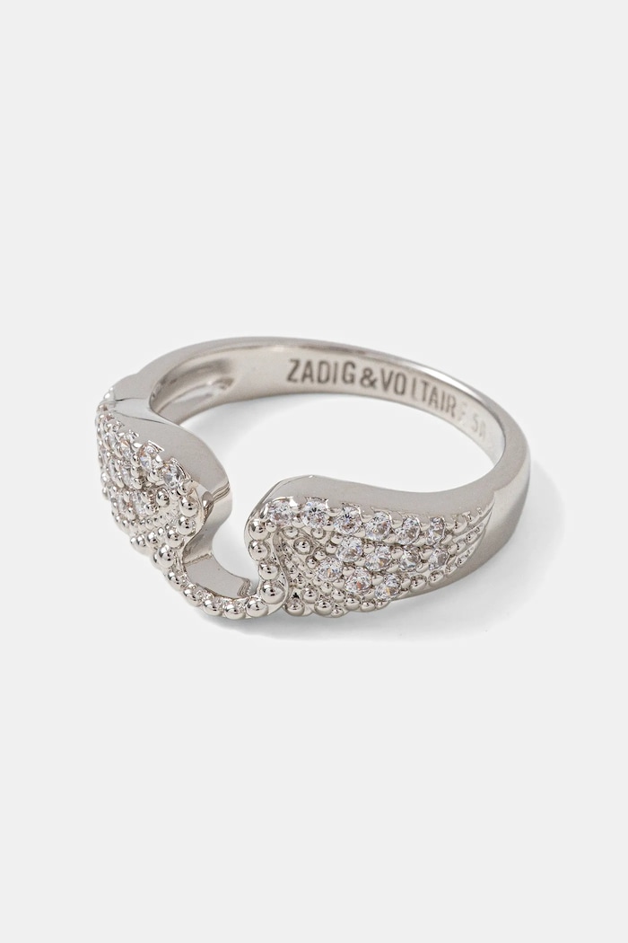 Prstan ZADIG&VOLTAIRE kubični cirkonij srebrna OWJW00631