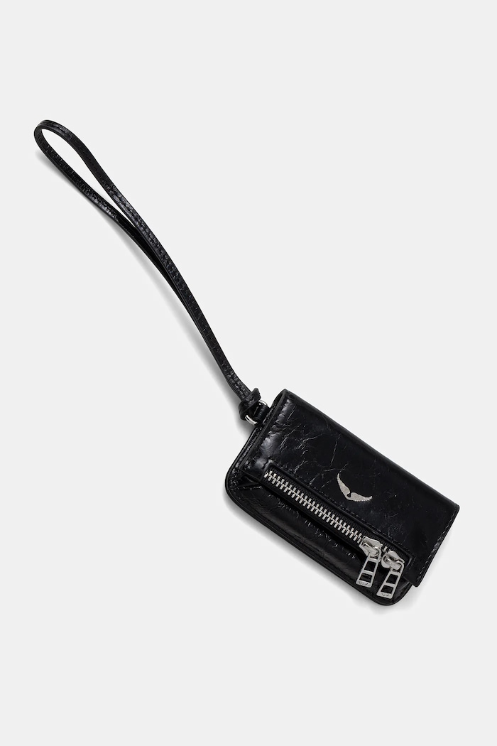 Δερμάτινο μπρελόκ ZADIG&VOLTAIRE μαύρο LWOG02282
