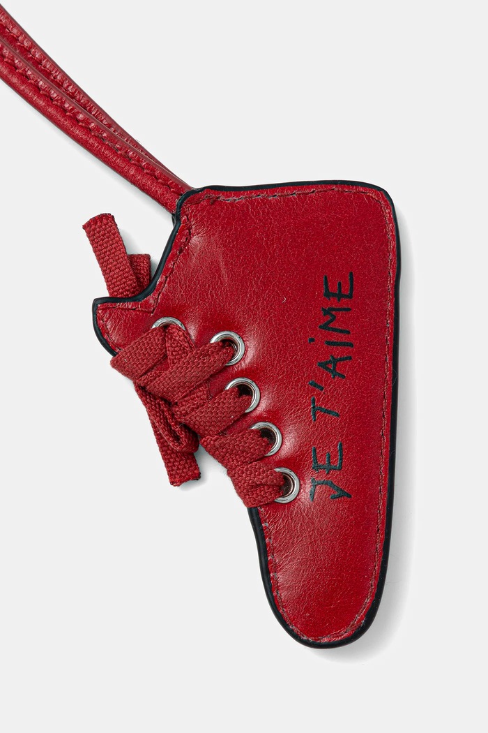 Kožená klíčenka ZADIG&VOLTAIRE LWOG02274 červená AW25
