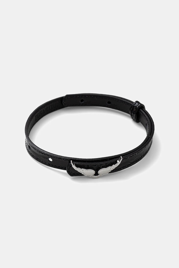 ZADIG&VOLTAIRE bransoletka skórzana czarny OWJW01751