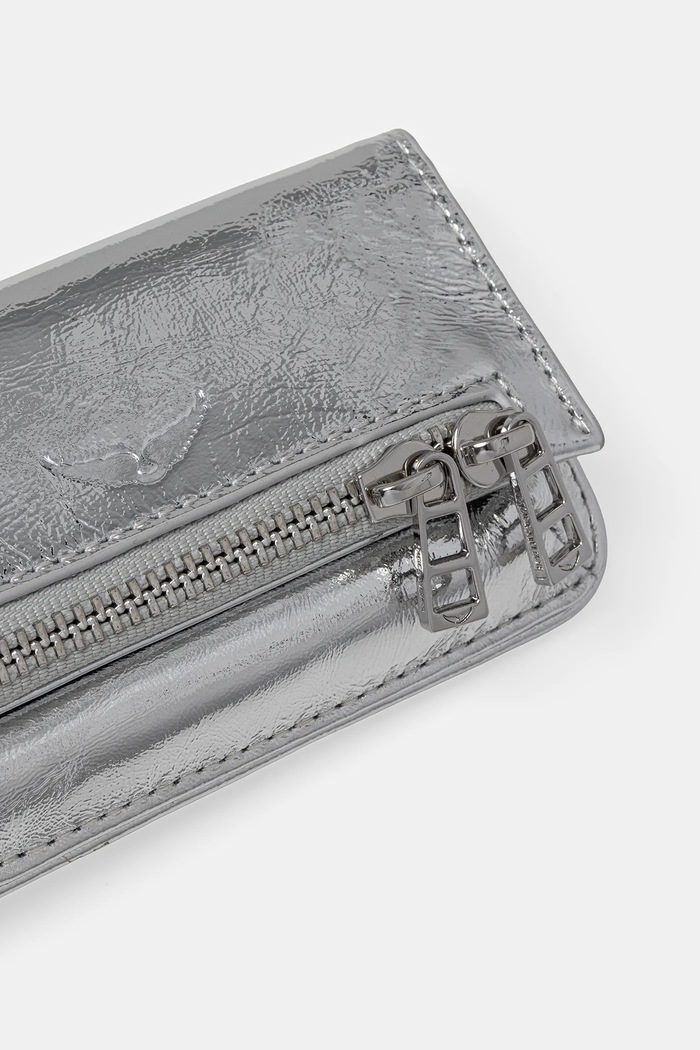 Δερμάτινο μπρελόκ ZADIG&VOLTAIRE LWOG02283 ασημί AW25