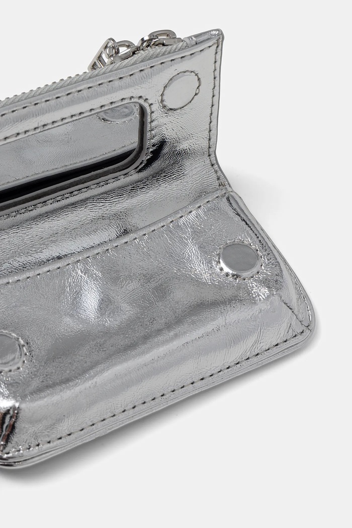 Αξεσουάρ Δερμάτινο μπρελόκ ZADIG&VOLTAIRE LWOG02283 ασημί