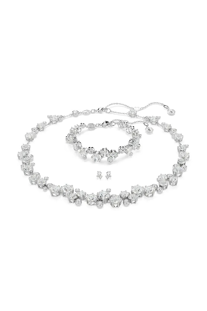 Swarovski collana, bracciale e orecchini CONSTELLA altro argento 5738285