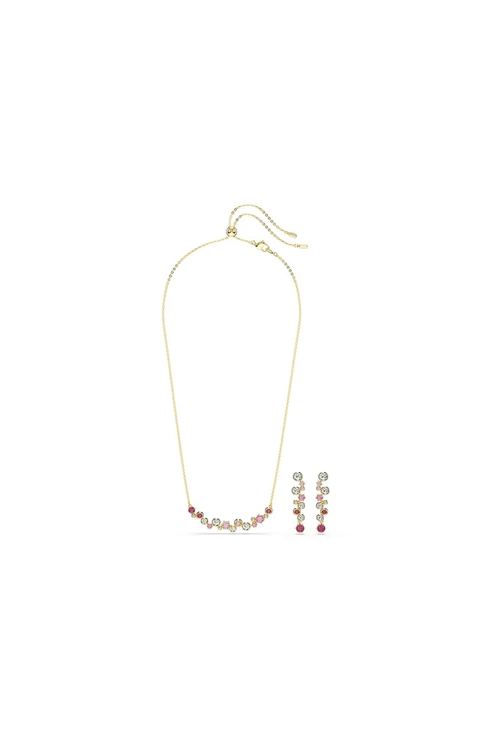 Accesorii Swarovski colier și cercei CONSTELLA 5722542 aur