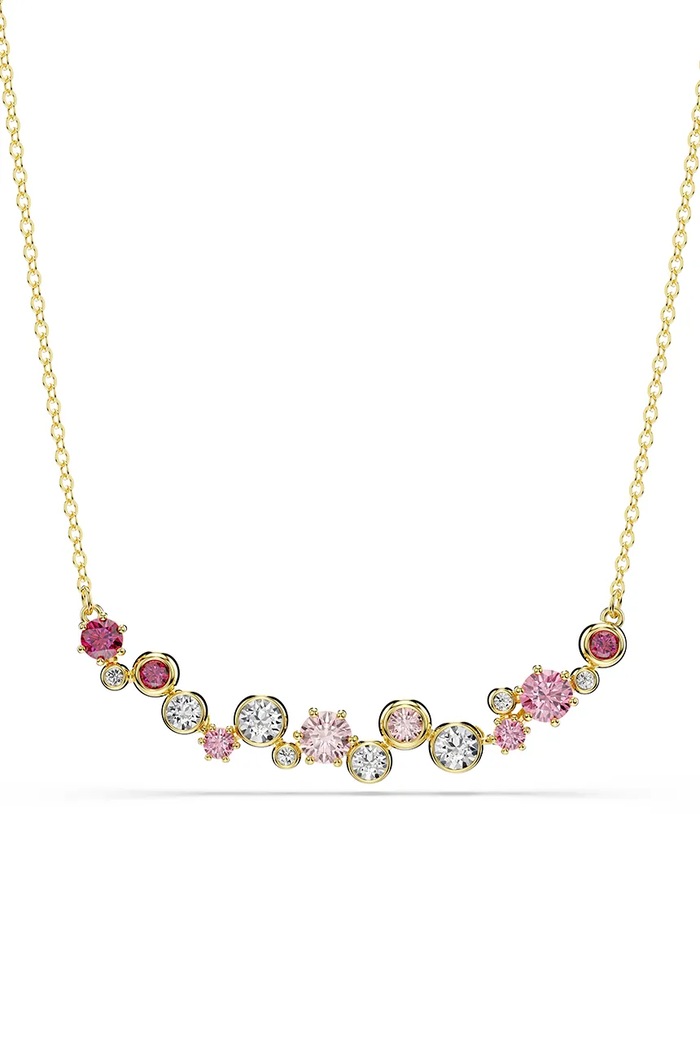 Swarovski colier și cercei CONSTELLA 5722542 aur