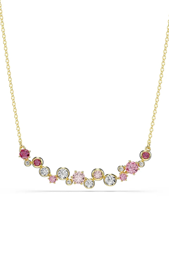 Swarovski colier și cercei CONSTELLA 5722542 aur
