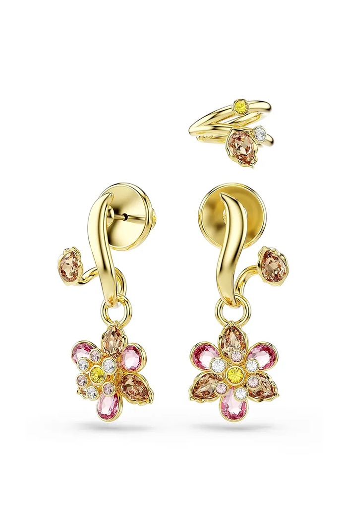 Обици Swarovski IDYLLIA (3 броя) 5732386 злато AA00