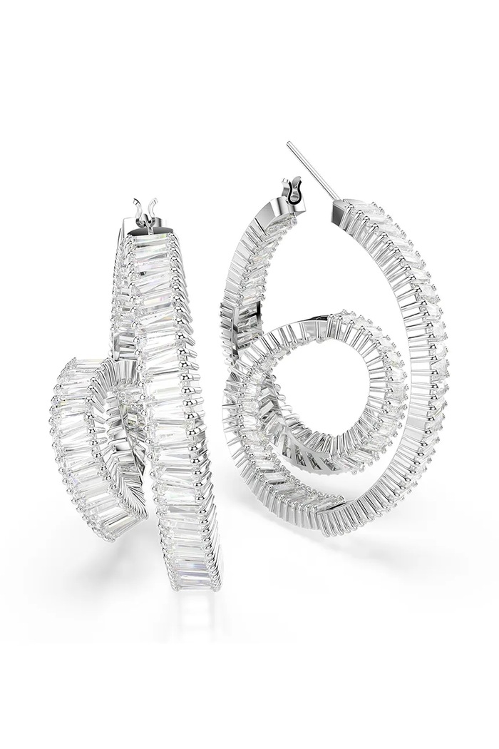 Σκουλαρίκια Swarovski MATRIX ασημί 5727113