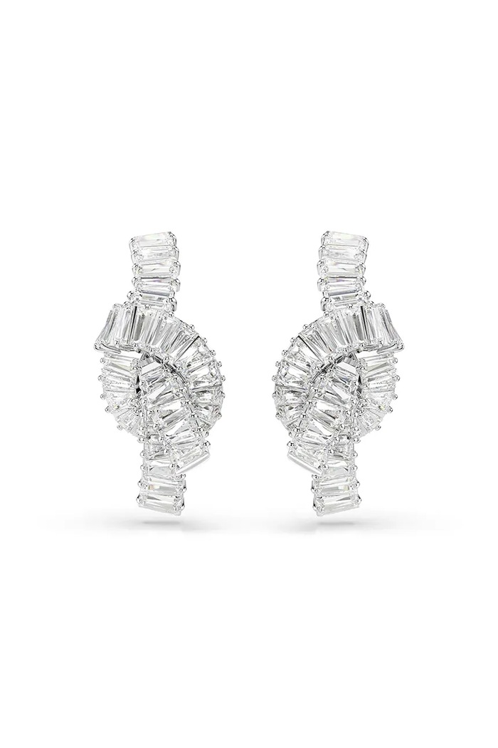 Swarovski cercei MATRIX zirconiu cubic argintiu 5727040