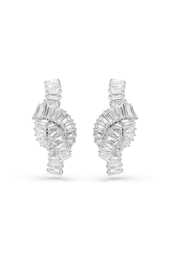 Swarovski cercei MATRIX zirconiu cubic argintiu 5727040
