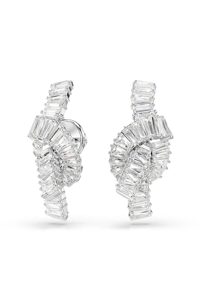 Swarovski cercei MATRIX 5727040 argintiu AW25