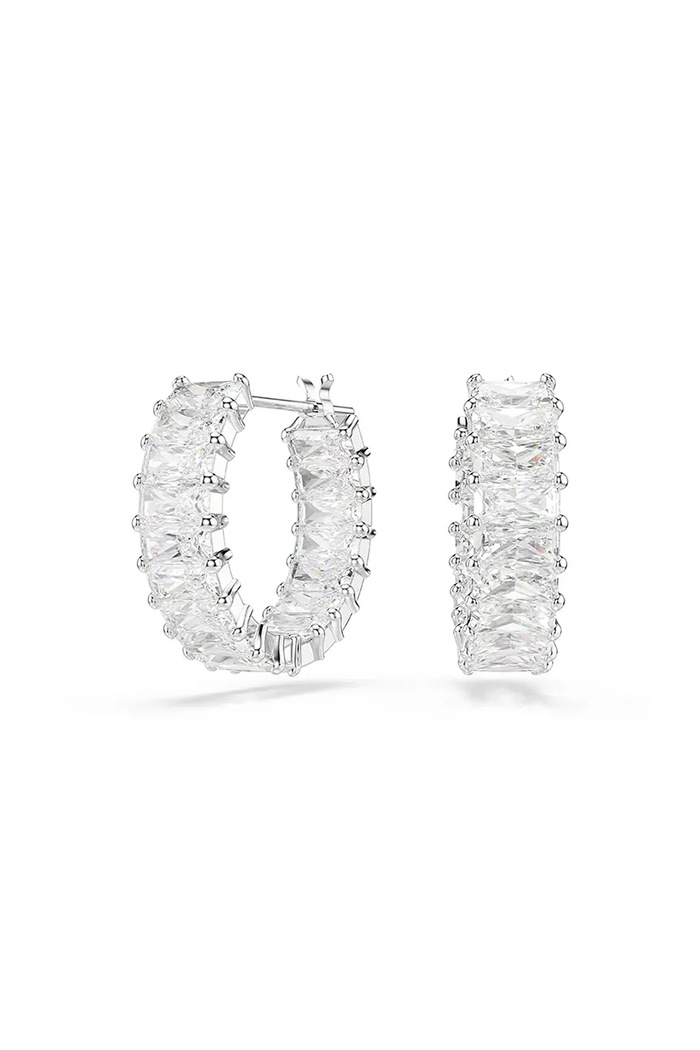 Swarovski fülbevaló MATRIX cirkónia ezüst 5733397