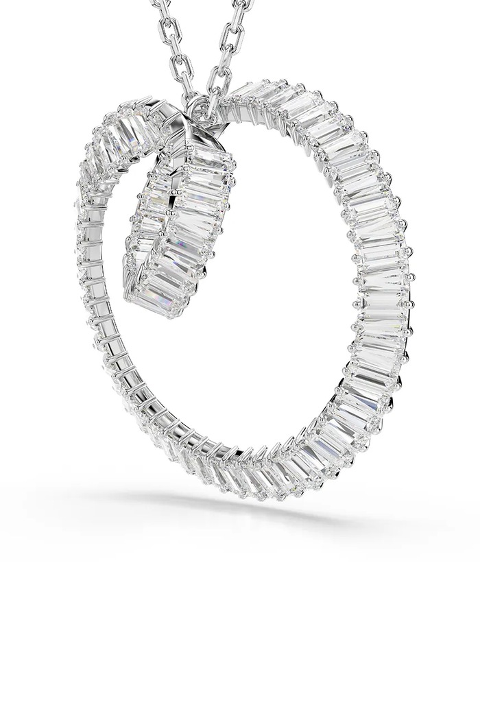 Swarovski naszyjnik MATRIX srebrny 5727114