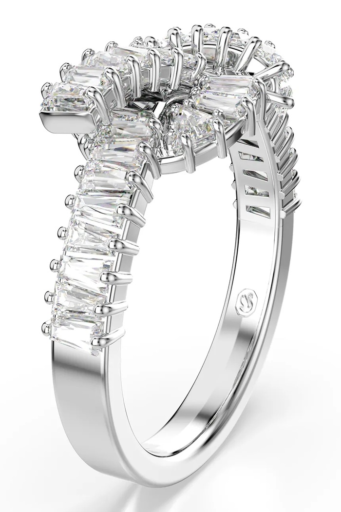 Doplnky Prsteň Swarovski MATRIX 5727118 strieborná