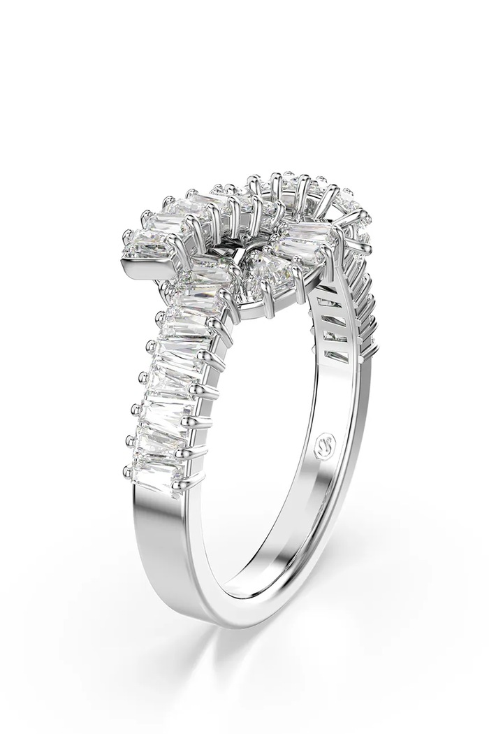 Doplnky Prsteň Swarovski MATRIX 5727116 strieborná