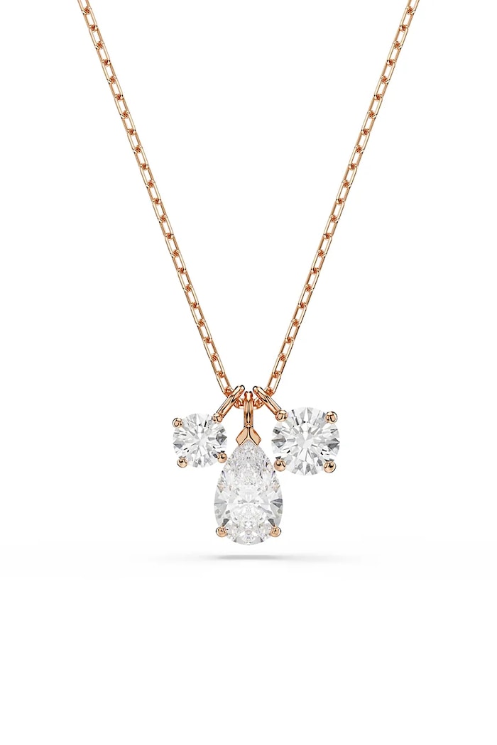 Swarovski naszyjnik MESMERA cyrkonia złoty 5734245