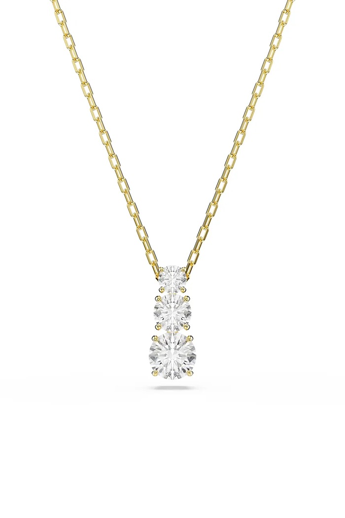 Колие Swarovski STILLA циркони злато 5723298