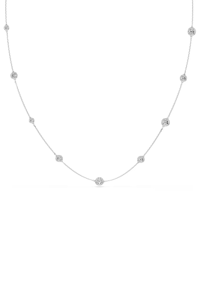 Κολιέ Swarovski UNA κρύσταλλο Swarovski ασημί 5733197