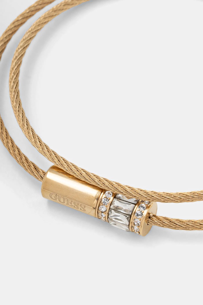 Guess bransoletka damska ze stali nierdzewnej KALYBE JUBB05.395JW złoty AA00