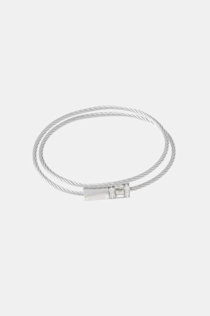 Guess bransoletka damska ze stali nierdzewnej KALYBE srebrny JUBB05.395JW