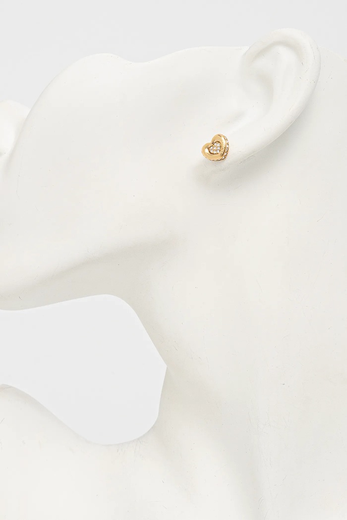 Guess kolczyki L.O.V.E. JUBE05.466JW złoty AW25