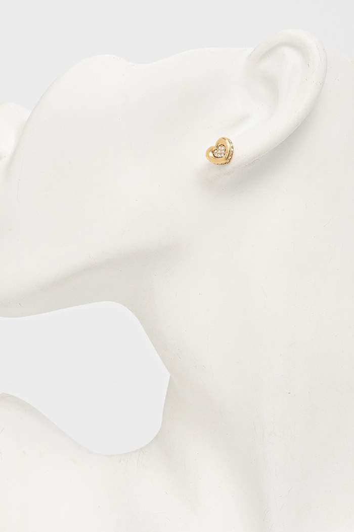 Guess kolczyki L.O.V.E. JUBE05.466JW złoty AW25