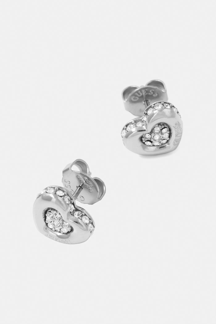 Guess kolczyki L.O.V.E. Gift Box srebrny JUBE05.466JW
