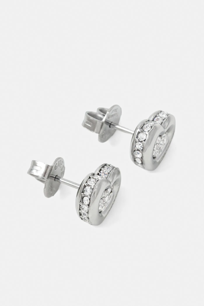 Guess kolczyki L.O.V.E. JUBE05.466JW srebrny AW25