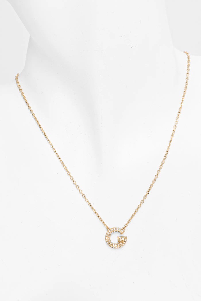 Doplňky Náhrdelník Guess G CRYSTAL JUBN05.441JW zlatá