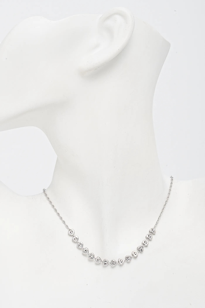 Kiegészítők Guess nyaklánc L.O.V.E. JUBN05.471JW ezüst