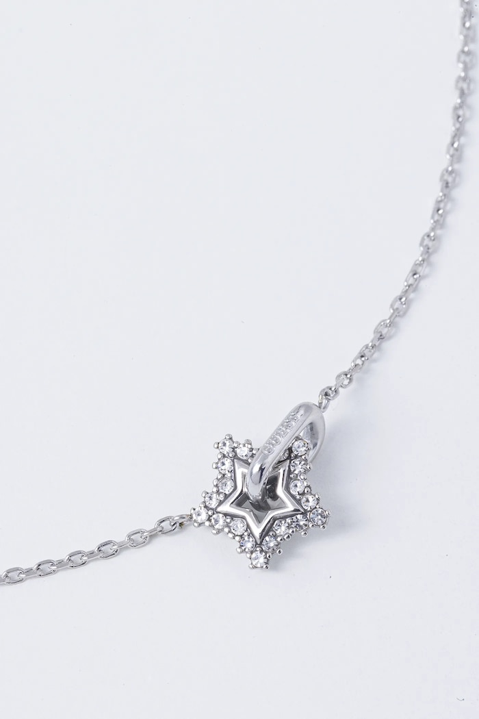 Guess colier ICONIQUE JUBN05.537JW argintiu AW25
