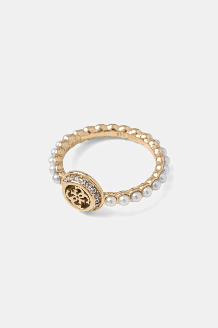 Guess anello TINY PEARLY altro oro JUBR05.522JW