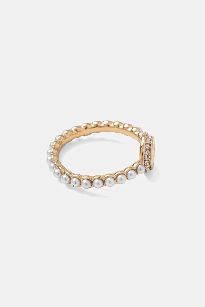 Guess anello TINY PEARLY JUBR05.522JW oro AW25