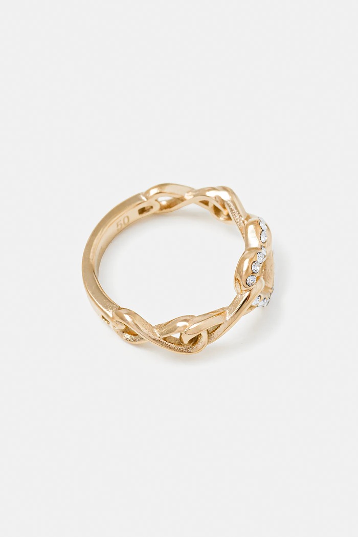 Prstýnek Guess ICONIQUE JUBR05.532JW zlatá AW25