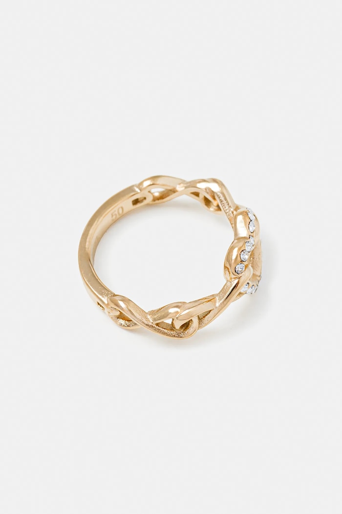 Prstýnek Guess ICONIQUE JUBR05.532JW zlatá AW25