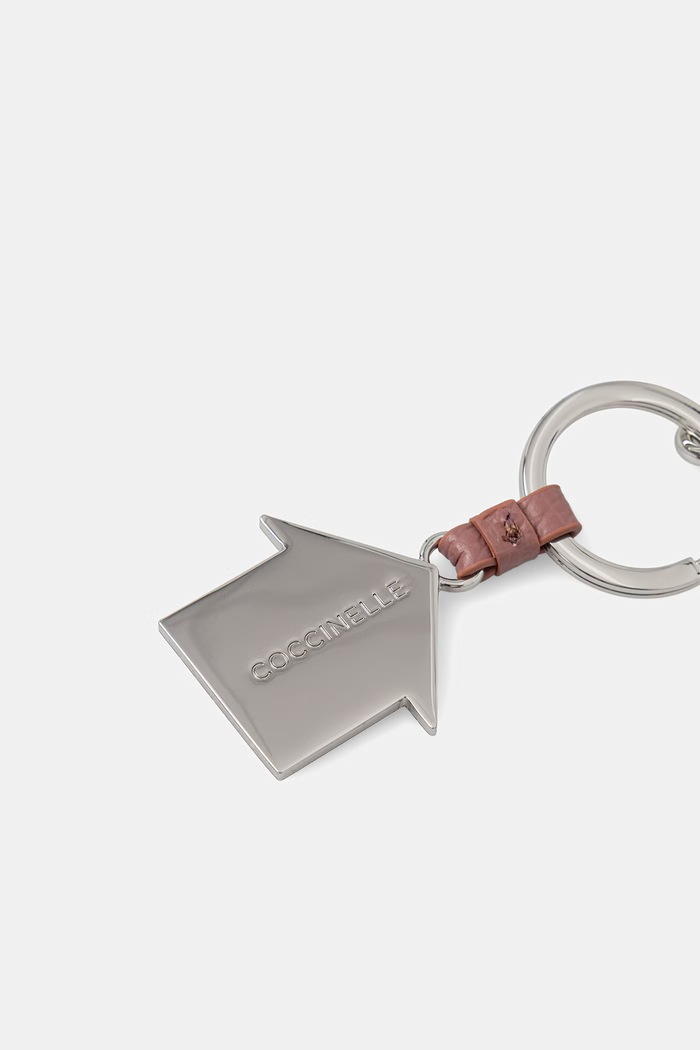 Coccinelle brelok damski skórzany BASIC METAL E2.M9K.41.R9.01 różowy AW25