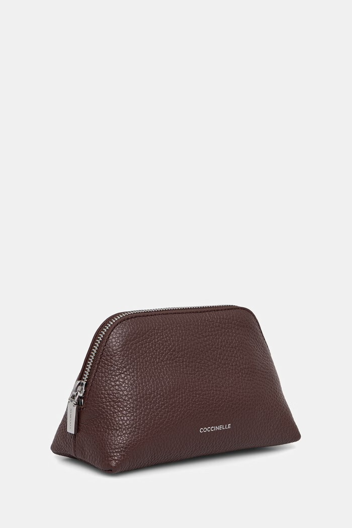 Coccinelle kozmetična torbica ženska usnjena E5.TMF.25.01.01 bordo SS26